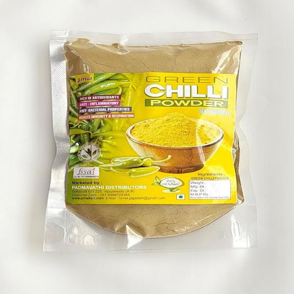 pmw organic natural dehydrated green chilli powder 100 grams product images orvcku9jgz6 p591804104 0 202206011806