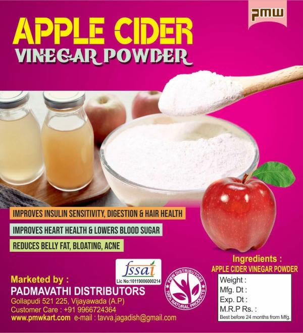 pmw organic pure apple cider vinegar powder 100 grams product images orvuedv6ayc p593487206 0 202208271442