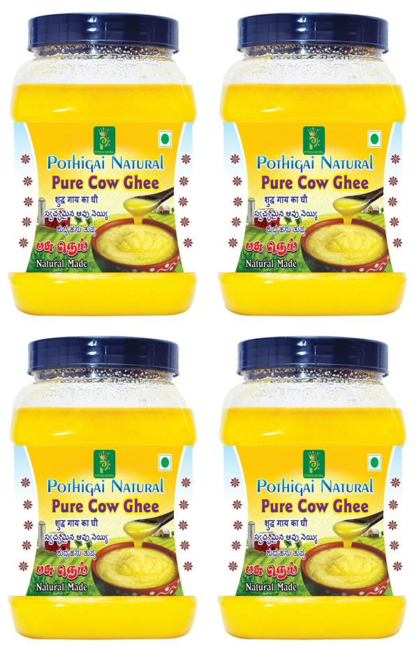 pothigai natural 4litres combo pure cow ghee 100 natural made 4000ml pack of 4 product images orvbjtkhcn2 p591993573 0 202206081531