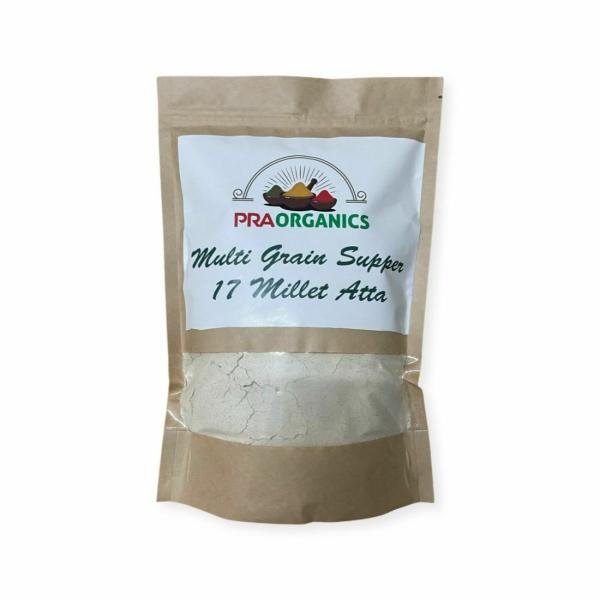 praorganics multi grain supper 17 millet atta healthy diabetic friendly gluten free flour aata 1 kg product images orv6fkbsq5l p598015429 0 202302011124
