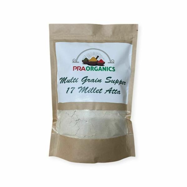 praorganics multi grain supper 17 millet atta healthy diabetic friendly gluten free flour aata 2 kg product images orvt0teww1a p598015484 0 202302011127