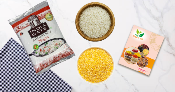 pro organic life india gate basmati rice mogra yellow moong daal combo pack off 3 1450 gm product images orvkmm9jca2 p596048079 0 202212040104