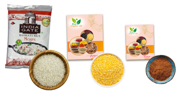 pro organic life yellow moong daal india gate basmati rice mogra garam masala powder combo pack off 2 1550 gm product images orvbusq392i p596044095 0 202212032340
