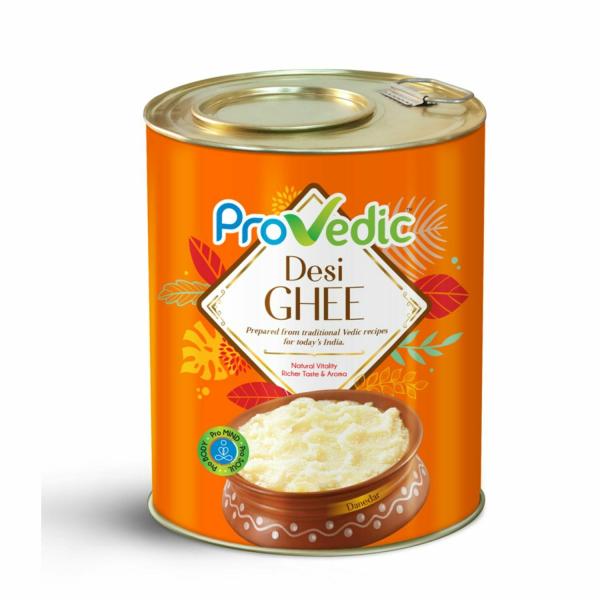 provedic desi ghee tin 5 liter tin improve digestion immunity booster fresh 100 pure ghee product images orvksgqnlnu p594858935 0 202210280957