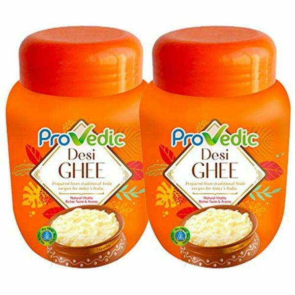 provedic pure desi ghee pet jar pack of 2 1 liter each organic healthy ghee total 2 liter product images orvf03ckpf8 p594930867 0 202211010859