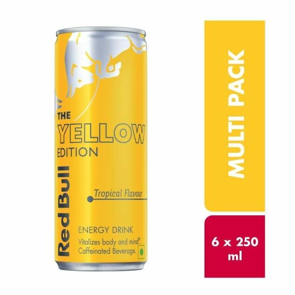 red bull energy drink the yellow edition 250 ml pack of 6 product images orv0rqggqgw p597595946 0 202301161836