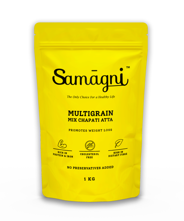 samagni multigrain mix chapati atta 1 kg high in dietary fibre protein rich promotes weight loss product images orvniqzmfiy p596729065 0 202301010055