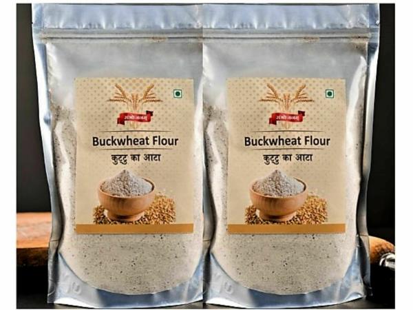 sambhojanam best quality kuttu ka atta buckwheat flour 450gm each pack of 2 900 gm product images orvg5hvyhev p593899373 0 202212171032