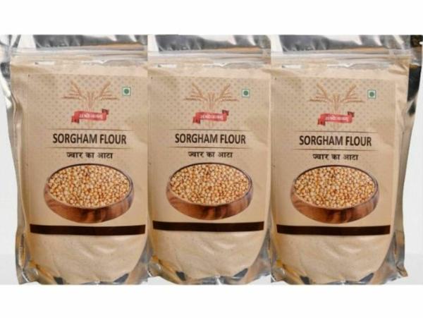 sambhojanam best quality sorghum flour jowar atta 900gm each pack of 3 2700 gm product images orv1vsfjz5s p594582806 0 202211111336