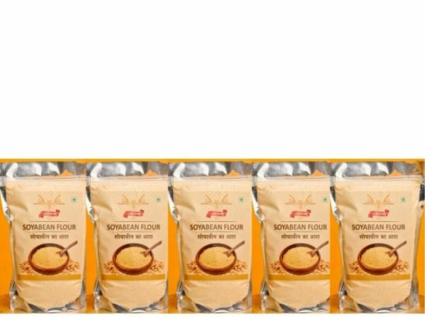 sambhojanam best quality soyabean atta 4500 gm soyabean flour 900 gm each pack of 5 product images orvzijgujfq p597002998 0 202301071307