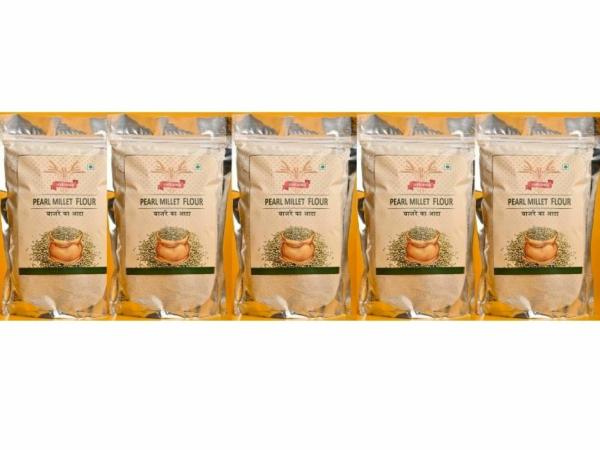 sambhojanam super quality bajra atta 4500 gm pearl millet flour gluten free 900 gm each pack of 5 product images orvvo5nbenc p596942021 0 202301050729