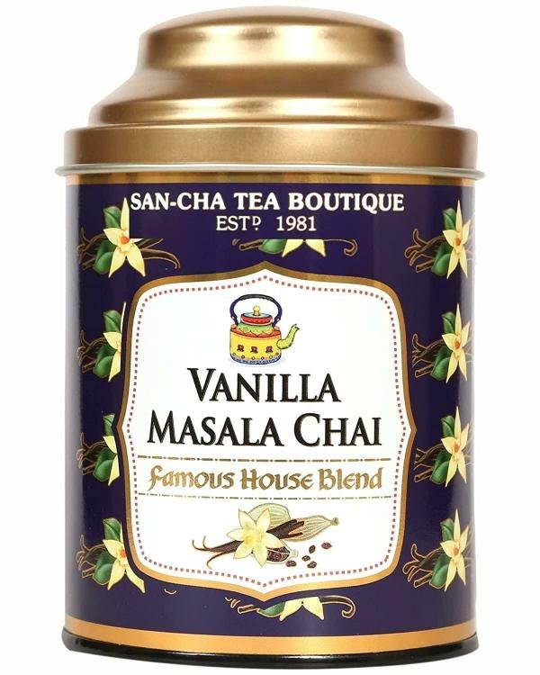 sancha tea boutique vanilla cardamom masala chai 50cups vanilla flavour tea chai masala tea masala real spice chai vanilla chai powder chai patti vanilla tea loose leaf tea product images orvzigdn0ss p598475004 0 202302171509