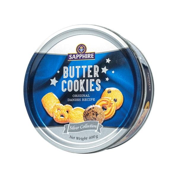 sapphire butter cookies gift box silver collection butter choco chip 400g x 2 pcs product images orvbzk9mivg p593839640 0 202209171449