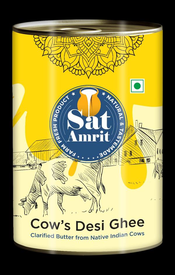 sat amrit desi cow ghee made traditionally from curd pure cow ghee for better digestion and immunity 2ltr tin pack product images orvwzgk2lkb p596288786 0 202212121158