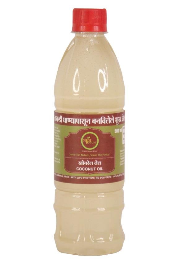 sense nature coconut cold pressed oil extracted on wooden churner lakdi ghana 500 ml product images orvjxjobcyh p593793392 0 202209152246