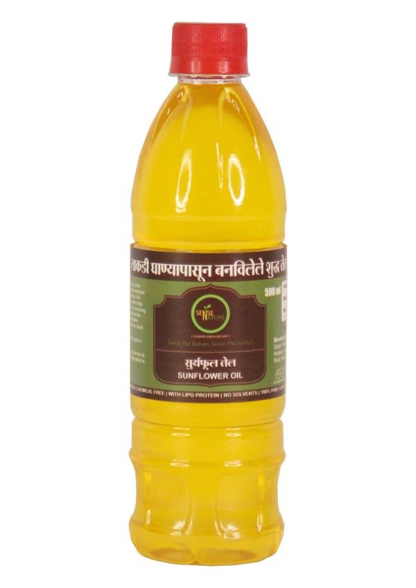 sensenature sunflower cold pressed oil extracted on wooden churner lakdi ghana 500 ml product images orvbzouxkja p593793968 0 202209152258