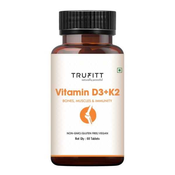 simply earth trufitt vitamin d3 k2 mk7 plant based veg vitamin d3 supplement lichen source with vitamin k2 mk7 menaquinone energy support supplement 60 tablets product images orvnyusylo7 p595045133 0 202211041718