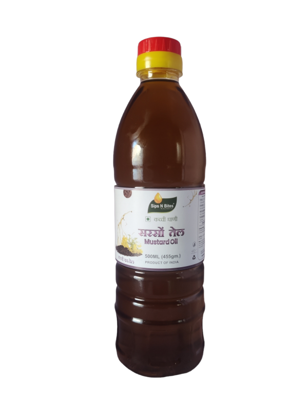 sips n bites cold pressed mustard oil sarso tel mohri tel rai ka tel 500 ml product images orv6onz6hbf p598193160 0 202302071956