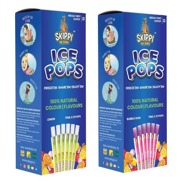 skippi icepops 100 natural ice pops bubble gum lemon flavors 12 12 pops boxes product images orv2ezvpfbj p593820216 0 202209161811