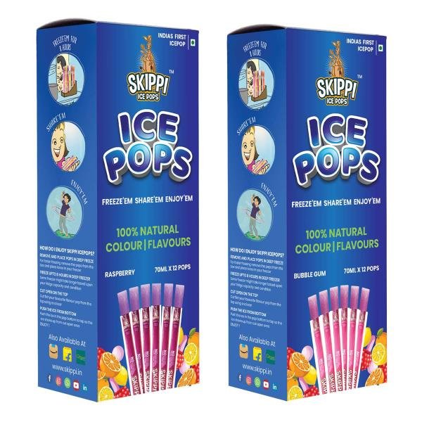 skippi icepops 100 natural ice pops bubble gum raspberry flavors 12 12 pops boxes product images orvyrrowdb5 p593817976 0 202209161720