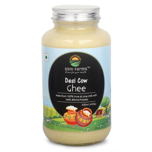 soni farms pure healthy a2 desi cow ghee vedic bilona process 500 ml product images orvtg1itl6p p592089417 0 202206161106