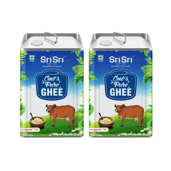 sri sri tattva shuddhata ka naam cow ghee pure cow ghee for better digestion and immunity 10 l 2 packs of 5l each product images orvwj4c8jb8 p598153922 0 202302061815