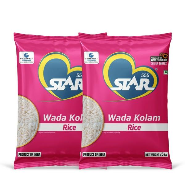 star 555 wada kolam rice pouch 5 kg pack of 2 extra long fluffy grains product images orvvbopoqcm p595517852 0 202211241801