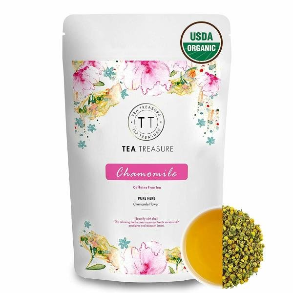 tea treasure usda organic pure chamomile calming soothing sleep tea for stress and anxiety 50 g product images orv5zgofbjq p593538475 0 202208281908