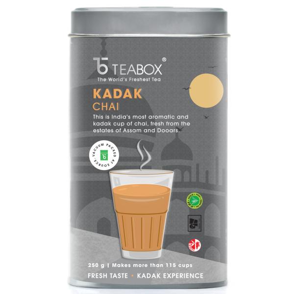 teabox kadak chai 250 grams india s most aromatic cup of tea fresh from the estates of assam dooars product images orv68jsfbti p591264659 0 202205100752