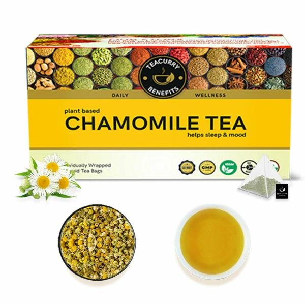 teacurry chamomile tea 1 month pack 30 tea bags helps with sleep sugar levels and relaxation product images orvxjrysnzv p595093798 0 202211052125