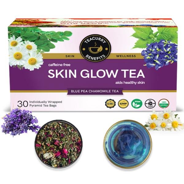 teacurry skin glow tea 1 month pack 30 tea bags helps in skin nourishment hydration detoxification product images orv0op5zpcg p594286076 0 202210060923