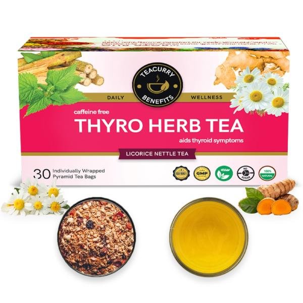 teacurry thyroid tea 1 month pack 30 tea bags thyro herb tea to help with thyroid hormones tsh t3 t4 manage weight product images orvaadgumsn p594286077 0 202210060923