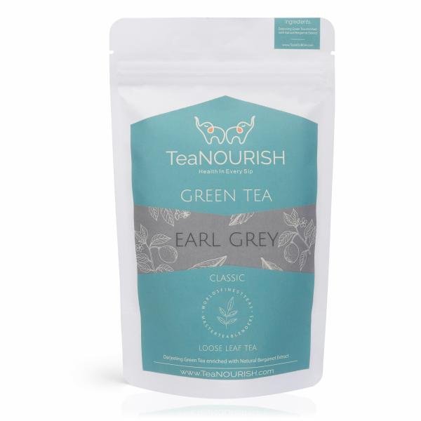 teanourish earl grey green tea pure loose leaf tea enriched with natural bergamot extract rich in antioxidants 100gms pack product images orv9x3u0phn p596079071 0 202212051917