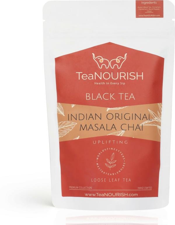 teanourish indian original masala chai tea loose leaf tea 100 natural ingredients 100gms pack product images orvabol7bpi p596218062 0 202212091349