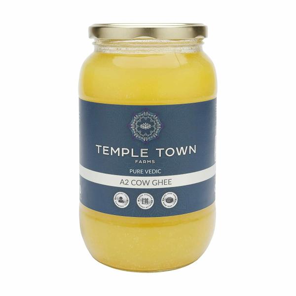 temple town farms pure organic vedic a2 cow ghee ayurvedic healthy bilona two way hand churned grassfed cultured traditional curd bilona ghee indian gir cow ghee pure a2 ghee natural and healthy product images orviuzjvgeo p594120747 0 202209271607