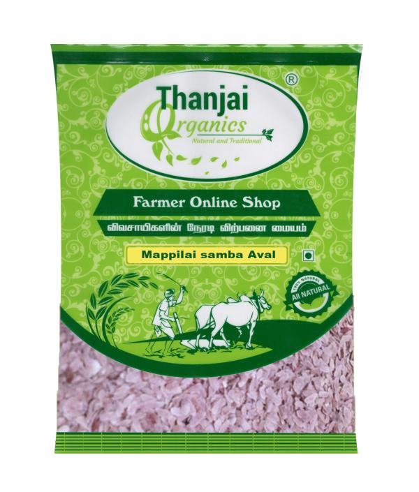 thanjai organics mappillai samba rice flakes 500g mappillai samba aval poha rice flakes cereal product images orvbqy3gssy p597526899 0 202301121840