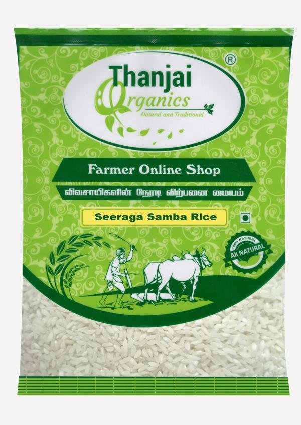thanjai organics seeraga samba rice 10 kg zeera sama rice biryani rice tranditional jeeraga samba rice natural and traditional white pulao rice product images orvpkb1b5q6 p597526878 0 202301121839
