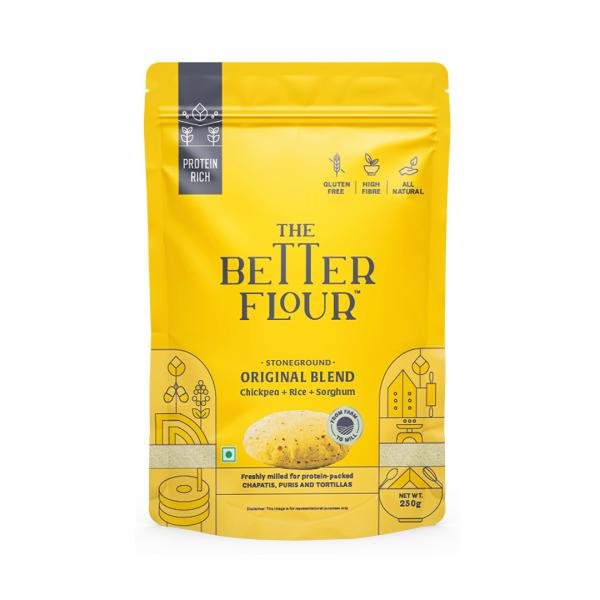 the better flour protein rich chickpea flour gluten free protein rich low carb dietitian recommended white chickpea millets flour low glycemic multipurpose multipurpose atta 250 gm product images orvsz48xqjc p595315578 0 202211142053