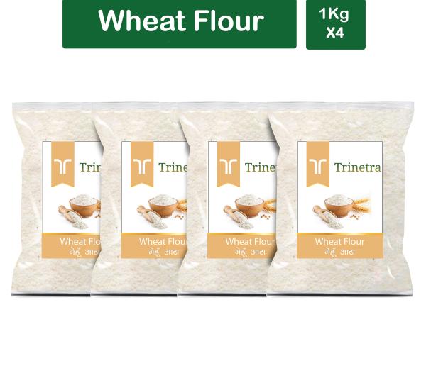 trinetra best quality gehun atta 1kg each pack of 4 wheat flour 4000 g product images orv9isp7dah p591282834 0 202205130211