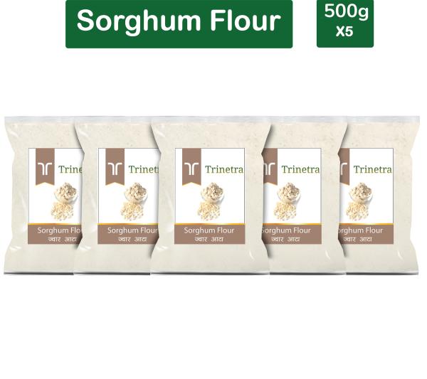 trinetra best quality jowar atta 500gm each pack of 5 sorghum flour 2500 g product images orv7mv1dsle p591282528 0 202205130118