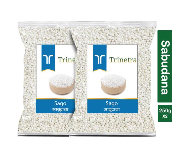 trinetra best quality sabudana 250gm each pack of 2 sago 500 g product images orv8skkmwhh p591509021 0 202205220530