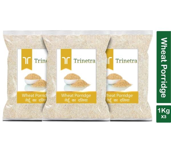 trinetra best quality wheat porridge 1kg pack of 3 gehun daliya 3000 g product images orvvjgcztg5 p591509364 0 202205220549