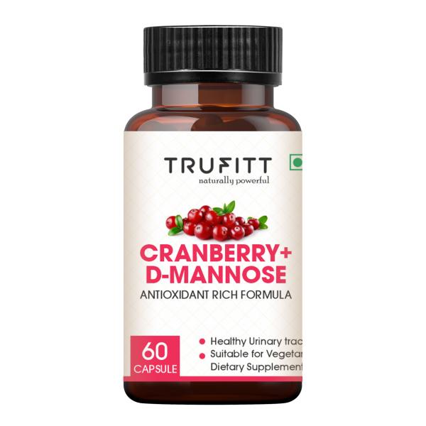 trufitt cranberry d mannose antioxidant for kidney health urinary tract health support 60 capsules product images orvvfzicax3 p594497610 0 202210150830