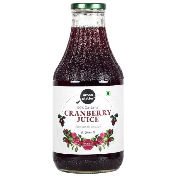 urban platter canadian cranberry juice 1 litre unsweetened no added sugar 100 natural cranberry juice good for uti health perfect for cocktails and mocktails product images orvvo1zwrxi p595264429 0 202211121412