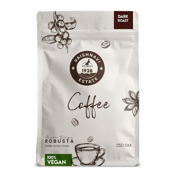 vaishnavi estate vegan dark roast robusta coffee espresso 500 grams product images orvz917eicj p598778226 0 202302251409