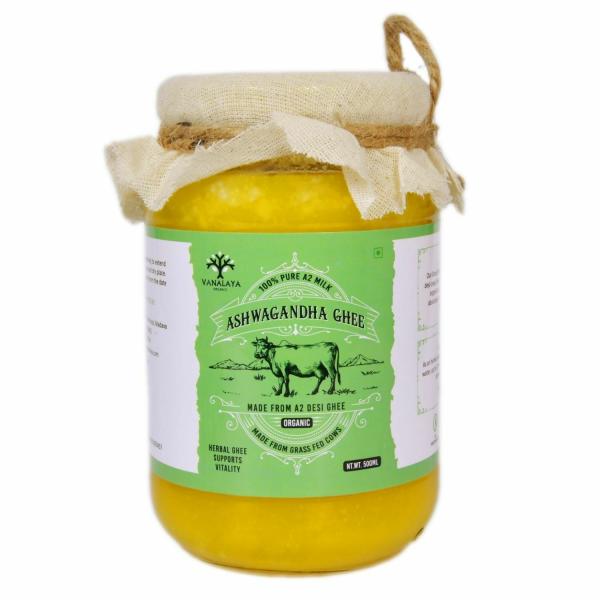 vanalaya ashwagandha infused desi cow ghee for stress relief 500ml incomplete product images orvg45tzgzb p593542117 0 202208282056