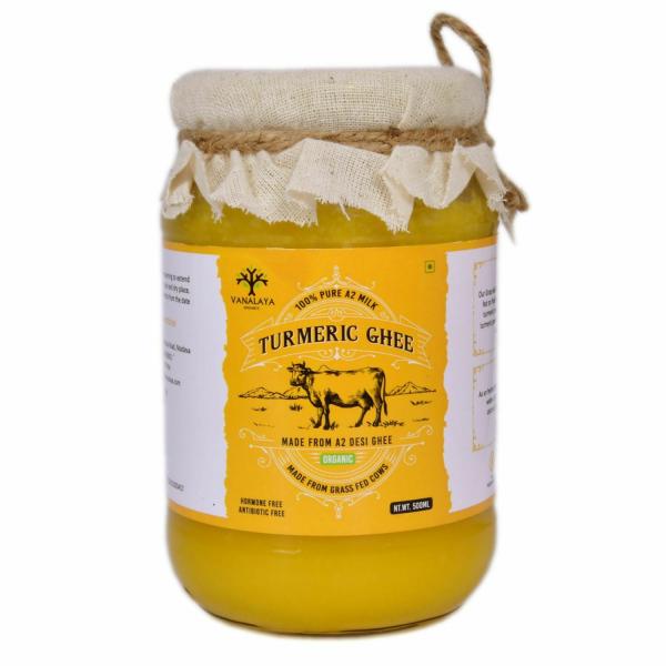 vanalaya turmeric infused desi cow ghee mixed with turmeric extract for digestion 500ml product images orvltqikxqw p593542842 0 202208282119