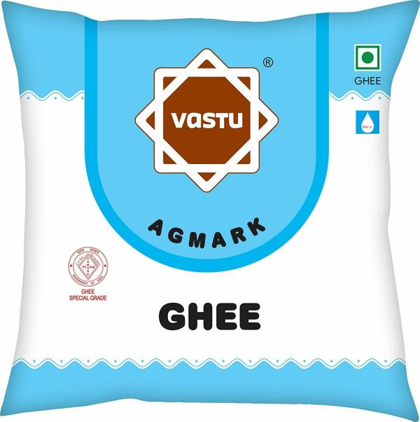 vastu 100 pure daanedaar ghee with rich aroma naturally improves digestion 500 ml pouch pack of 3 product images orvmyj6hm90 p596558193 0 202212221116