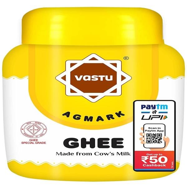vastu cow ghee 100 authentic cow ghee with rich aroma for better digestion and immunity 500 ml plastic jar pack of 1 product images orvjcpiweqf p595548990 0 202211250755