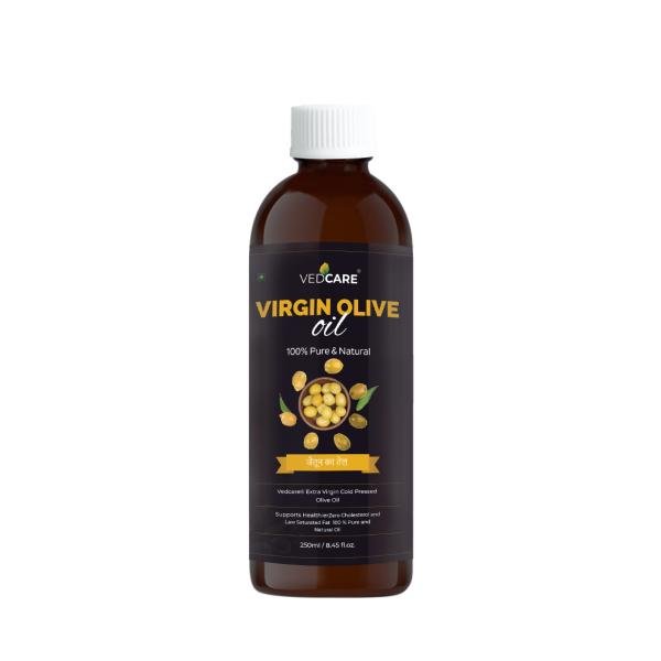 vedcare extra virgin cold pressed olive oil healthy cooking oil for daily use 250 ml product images orvrc49mi1l p595671858 0 202211270302